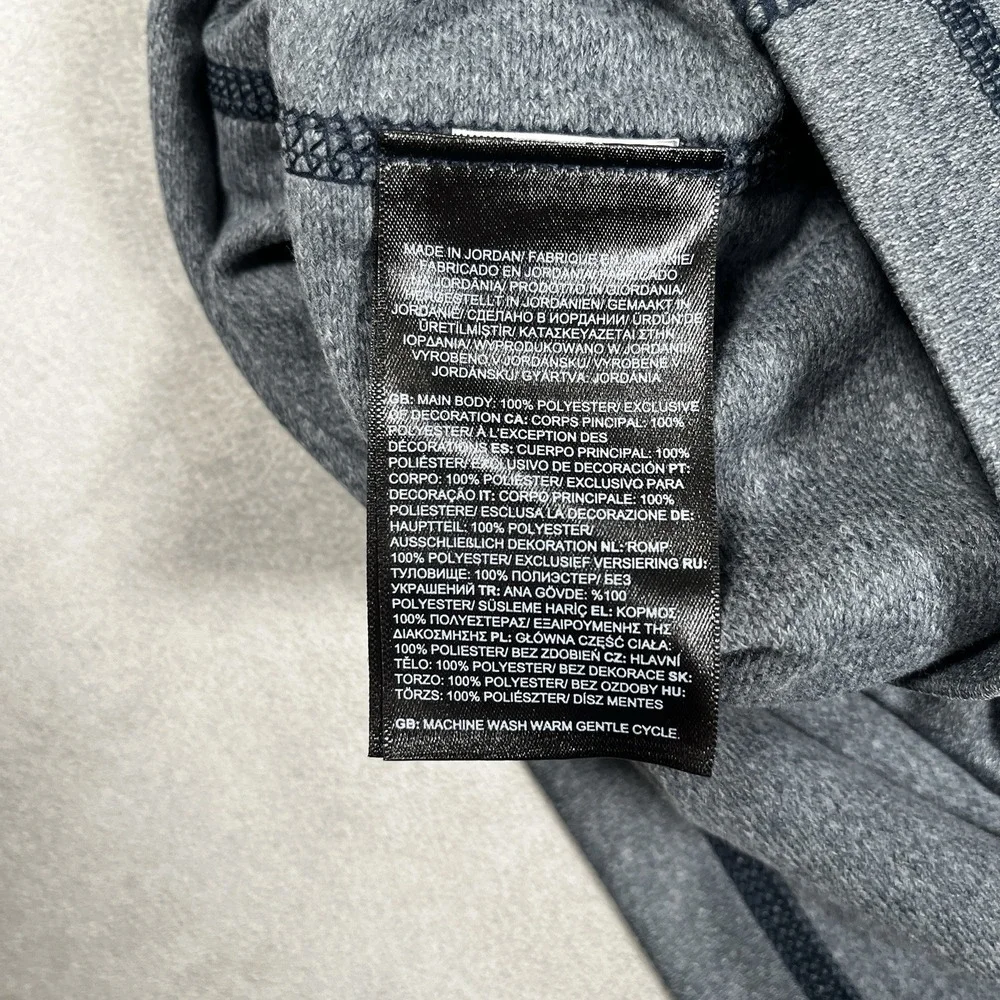 North Face Tech 1/4 Zip Fleece Pullover Jacket Men M Asphalt Gray‎ Thermal NWT